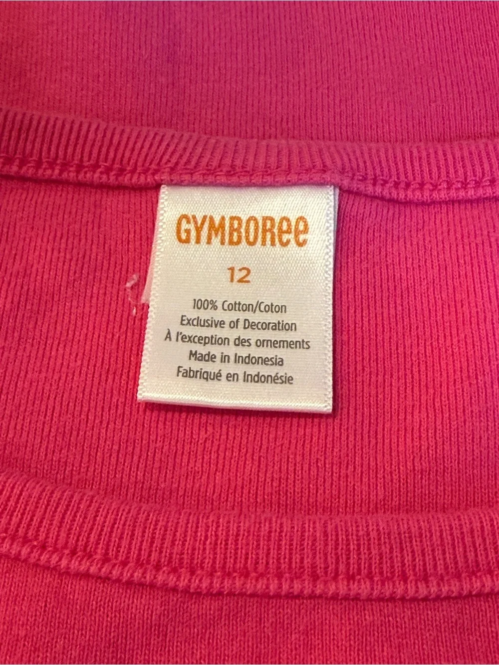 Gymboree Girls Pink Cat Graphic Tee Size 12 Cute Short Sleeve Shirt